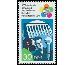 Commemorative stamp series  - Germany / German Democratic Republic 1973 - 30 Pfennig