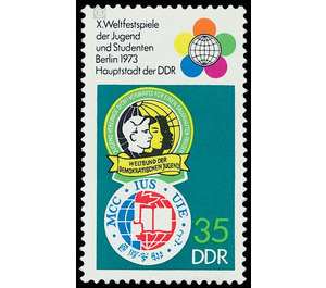 Commemorative stamp series  - Germany / German Democratic Republic 1973 - 35 Pfennig