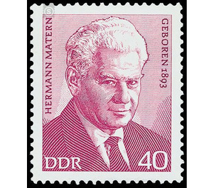 Commemorative stamp series  - Germany / German Democratic Republic 1973 - 40 Pfennig