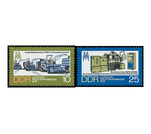 Commemorative stamp series  - Germany / German Democratic Republic 1973 Set