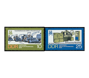 Commemorative stamp series  - Germany / German Democratic Republic 1973 Set