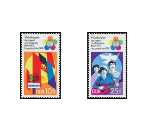 Commemorative stamp series  - Germany / German Democratic Republic 1973 Set