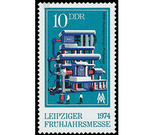 Commemorative stamp series  - Germany / German Democratic Republic 1974 - 10 Pfennig