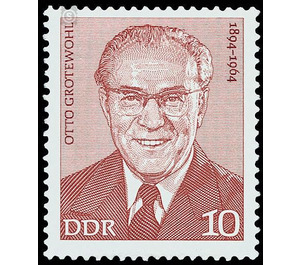 Commemorative stamp series  - Germany / German Democratic Republic 1974 - 10 Pfennig