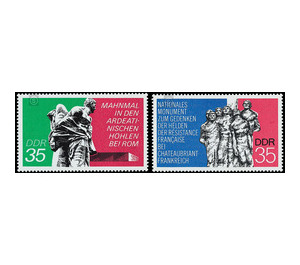 Commemorative stamp series  - Germany / German Democratic Republic 1974 Set