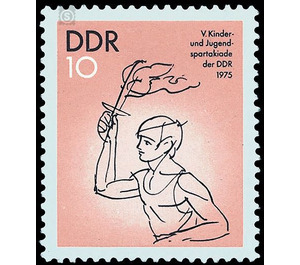 Commemorative stamp series  - Germany / German Democratic Republic 1975 - 10 Pfennig