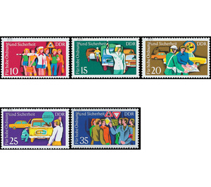 Commemorative stamp series  - Germany / German Democratic Republic 1975 Set