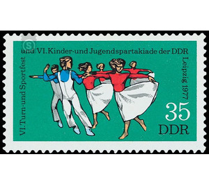 Commemorative stamp series  - Germany / German Democratic Republic 1977 - 35 Pfennig