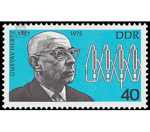 Commemorative stamp series  - Germany / German Democratic Republic 1977 - 40 Pfennig