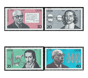 Commemorative stamp series  - Germany / German Democratic Republic 1977 Set