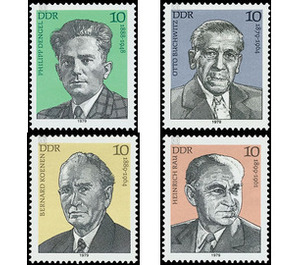 Commemorative stamp series  - Germany / German Democratic Republic 1979 Set