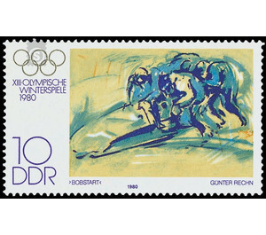 Commemorative stamp series  - Germany / German Democratic Republic 1980 - 10 Pfennig