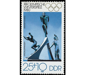 Commemorative stamp series  - Germany / German Democratic Republic 1980 - 25 Pfennig