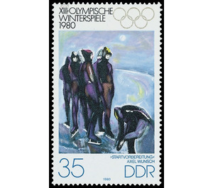 Commemorative stamp series  - Germany / German Democratic Republic 1980 - 35 Pfennig