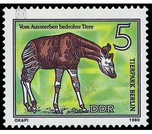 Commemorative stamp series  - Germany / German Democratic Republic 1980 - 5 Pfennig