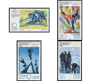 Commemorative stamp series  - Germany / German Democratic Republic 1980 Set