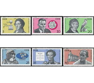 Commemorative stamp series  - Germany / German Democratic Republic 1980 Set