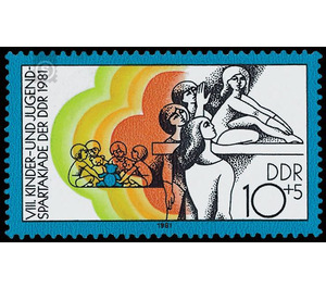 Commemorative stamp series  - Germany / German Democratic Republic 1981 - 10 Pfennig