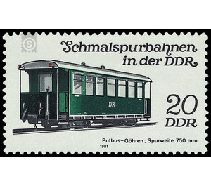 Commemorative stamp series  - Germany / German Democratic Republic 1981 - 20 Pfennig