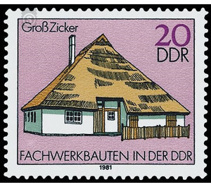 Commemorative stamp series  - Germany / German Democratic Republic 1981 - 20 Pfennig