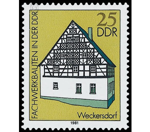 Commemorative stamp series  - Germany / German Democratic Republic 1981 - 25 Pfennig