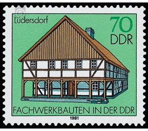 Commemorative stamp series  - Germany / German Democratic Republic 1981 - 70 Pfennig