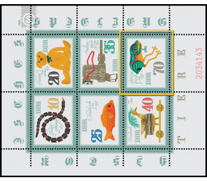 Commemorative stamp series  - Germany / German Democratic Republic 1981 - 70 Pfennig