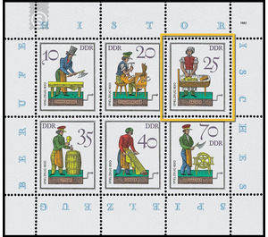 Commemorative stamp series  - Germany / German Democratic Republic 1982 - 25 Pfennig