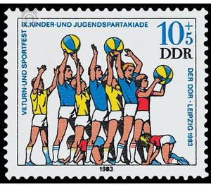 Commemorative stamp series  - Germany / German Democratic Republic 1983 - 10 Pfennig