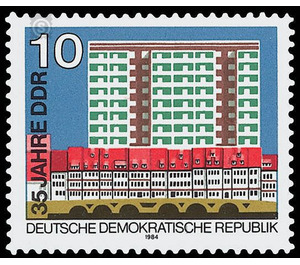 Commemorative stamp series - Germany / German Democratic Republic 1984 - 10 Pfennig