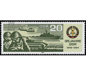 Commemorative stamp series - Germany / German Democratic Republic 1984 - 20 Pfennig