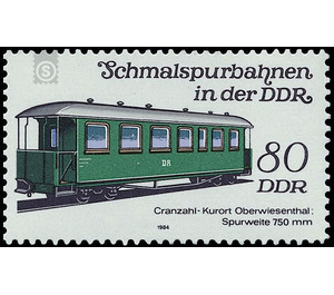 Commemorative stamp series  - Germany / German Democratic Republic 1984 - 80 Pfennig