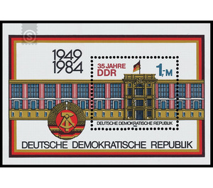 Commemorative stamp series - Germany / German Democratic Republic 1984