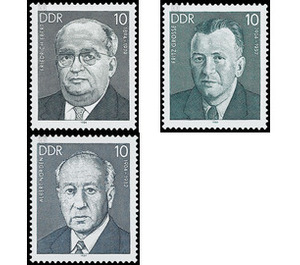 Commemorative stamp series  - Germany / German Democratic Republic 1984 Set