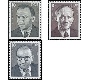 Commemorative stamp series  - Germany / German Democratic Republic 1985 Set