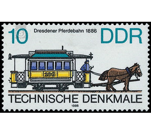 Commemorative stamp series  - Germany / German Democratic Republic 1986 - 10 Pfennig