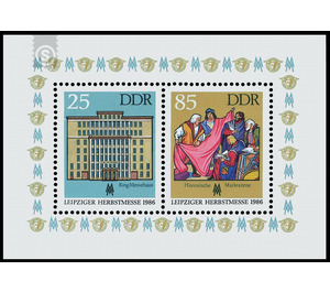 Commemorative stamp series  - Germany / German Democratic Republic 1986