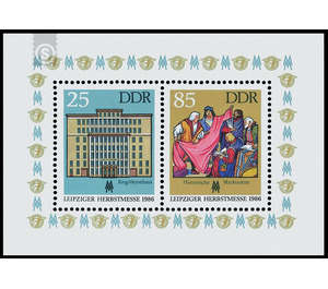 Commemorative stamp series  - Germany / German Democratic Republic 1986