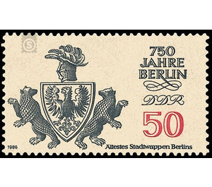 Commemorative stamp series  - Germany / German Democratic Republic 1986 - 50 Pfennig