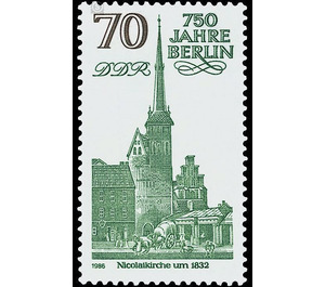 Commemorative stamp series  - Germany / German Democratic Republic 1986 - 70 Pfennig