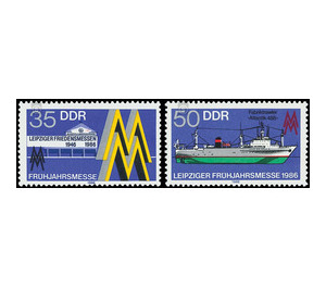 Commemorative stamp series  - Germany / German Democratic Republic 1986 Set