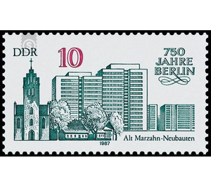 Commemorative stamp series  - Germany / German Democratic Republic 1987 - 10 Pfennig