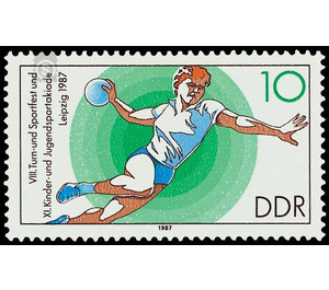 Commemorative stamp series  - Germany / German Democratic Republic 1987 - 10 Pfennig