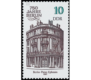 Commemorative stamp series  - Germany / German Democratic Republic 1987 - 10 Pfennig