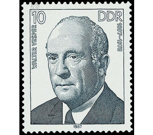 Commemorative stamp series  - Germany / German Democratic Republic 1987 - 10 Pfennig