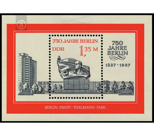 Commemorative stamp series  - Germany / German Democratic Republic 1987