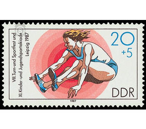 Commemorative stamp series  - Germany / German Democratic Republic 1987 - 20 Pfennig