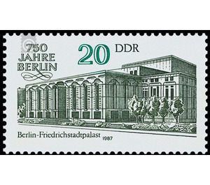 Commemorative stamp series  - Germany / German Democratic Republic 1987 - 20 Pfennig