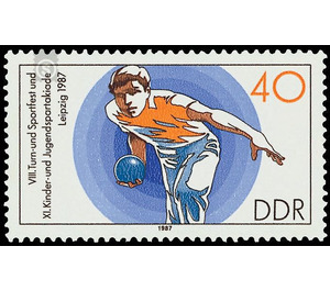 Commemorative stamp series  - Germany / German Democratic Republic 1987 - 40 Pfennig