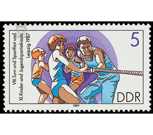 Commemorative stamp series  - Germany / German Democratic Republic 1987 - 5 Pfennig